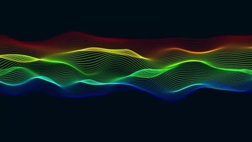 abstract technology digital particle wave background. Vd 98