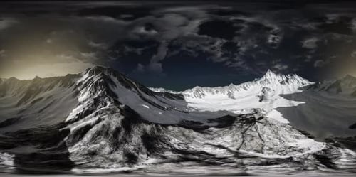 VR 360 Norway Mountains Severe Landscape