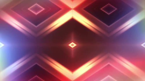 Abstrakter bunter kaleidoskopischer Loopable Motion Graphic Hintergrund