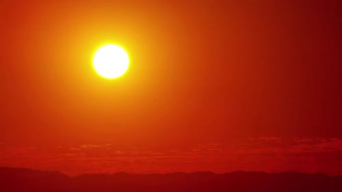 Sonnenuntergang Zeitraffer Wolken