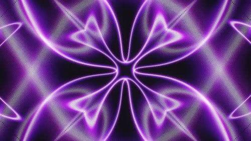 Abstrakte lila Linien Vj Loop Animation Kaleidoskop