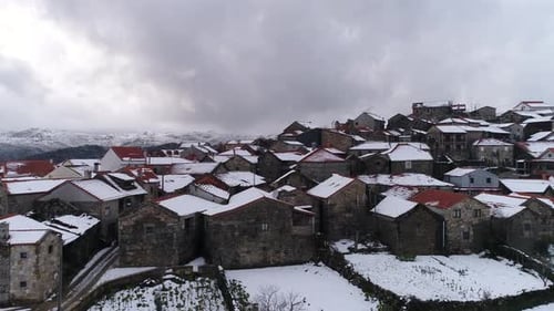 Häuser für den Wintertag