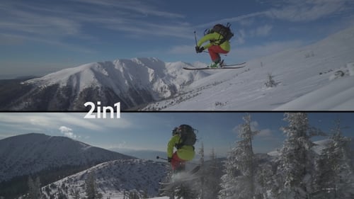 Freeride-Skisprung