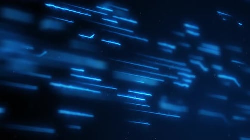 Dynamic Blue Circuit Board Lines Digital Background