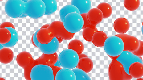 Abstract Fluid Morphing Spheres Dynamic Background