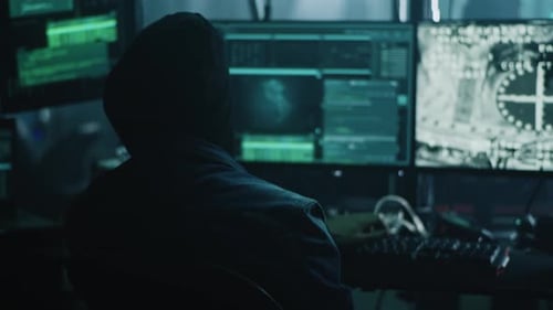 Processus de couplage de vaisseau spatial Man Hacking