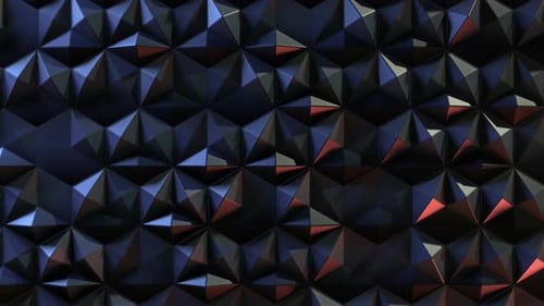 Abstract Dark Geometric Shapes Loop Background