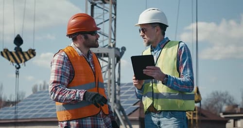 Un ingeniero y un técnico hablan sobre el uso