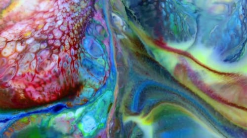 Abstract Organic Cosmic Colorful Texture Background