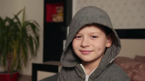 Smiling School Boy Headshot of a Teenage Lad Cute Youth Happy Child Portrait