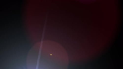 Abstract Light Flares on Black Background