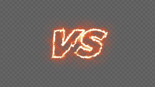 Animated Fire VS Text