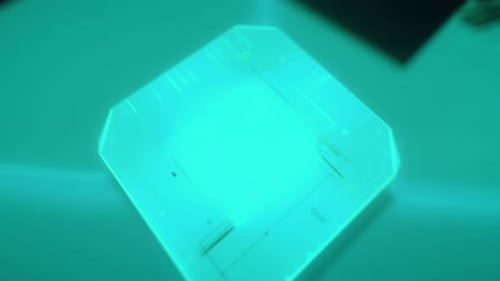 IT Security with Digital Technology Hitech Concept