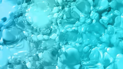 Dynamic Abstract Blue Liquid Motion Background