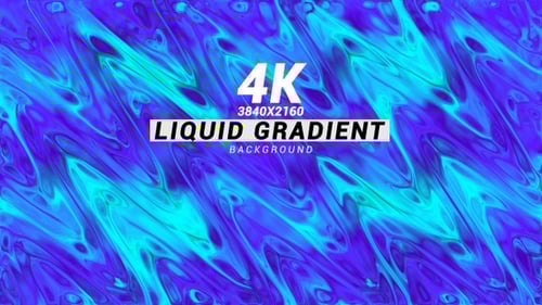 Vibrant Abstract Fluid Blue and Cyan Wavy Motion Background