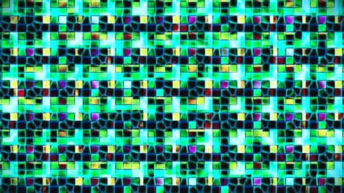 Vibrant Geometric Abstract Loop Motion Background