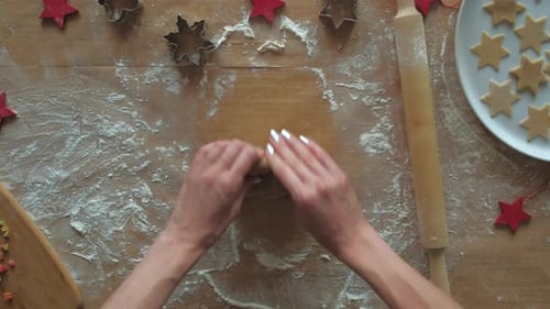 Traditional homemade christmas dessert