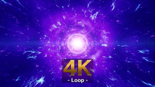 Violet Electric Dimension Space