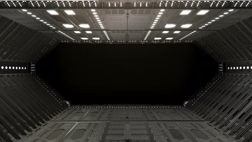 Flying Tunnel Corridor 05 4K