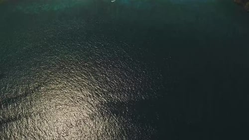 Aerial View Beautiful Beach