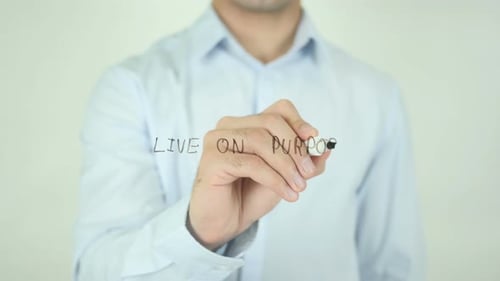 Live on Purpose, Writing On Screen