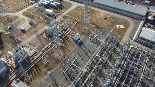 Industrie-Hochspannungs-Umspannwerk