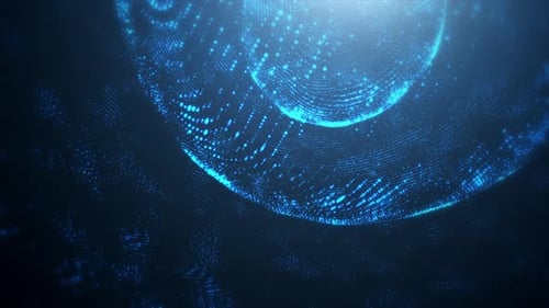 Abstrakte blaue Technologie Motion-Hintergrund
