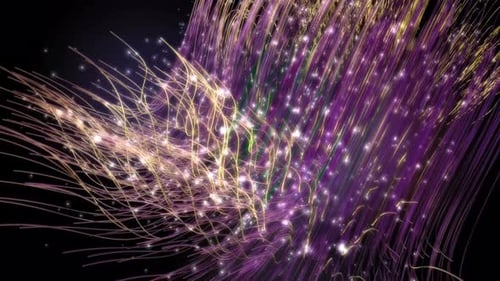 Strings Space Moving Loop Hintergrund