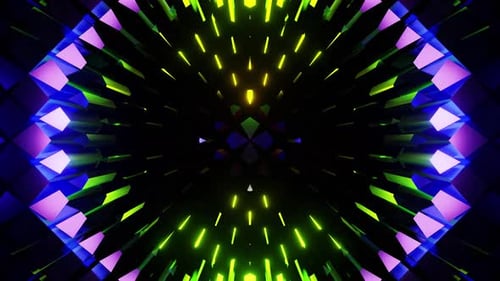 Party Equalizer Disco Ball Background Vj Loop 4K