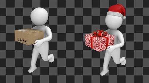 Stickman Delivery Looped