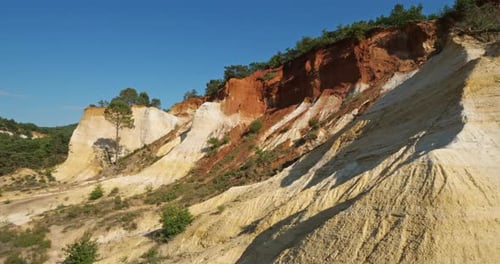 El Colorado francés, Rustrel, Vaucluse, Provenza, Francia