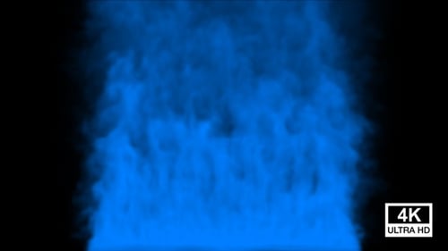 Realistischer blauer Rauch