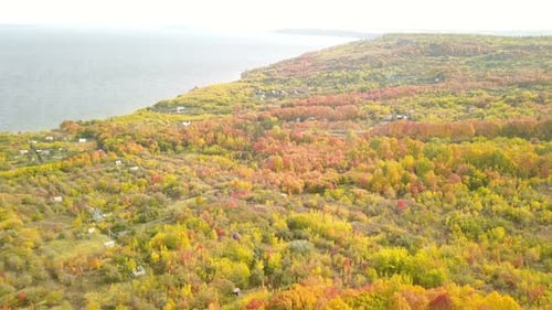 Sea Village Autumn Nature