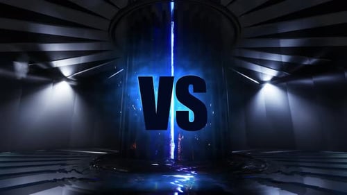Futuristic Energy Versus Text Reveal