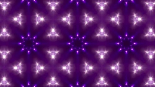 Vj Blinking Purple Light Kaleidoscope Lamp 4K Loop 04