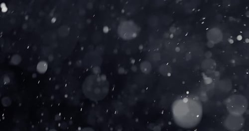 Abstract Floating Bokeh and Particle Background