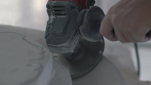 Sculptor Carving Stone 04