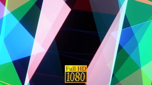 Vj Loop Iridescence de couleurs HD
