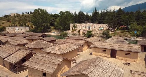 Ohrid Water Museum Aerial