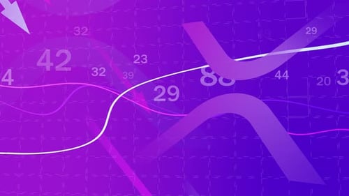 Trading Financial Background XRP Dump