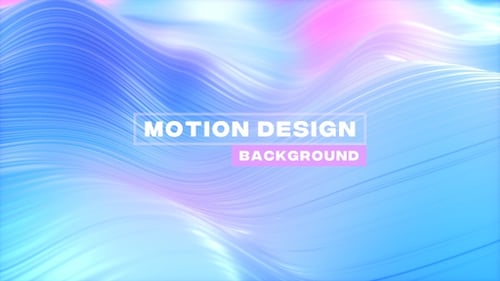 Fluid Abstract Wavy Lines Looping Background