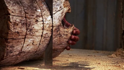 Cutting Woods In Carpenter