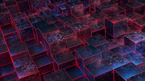3D-Würfel-Hintergrund