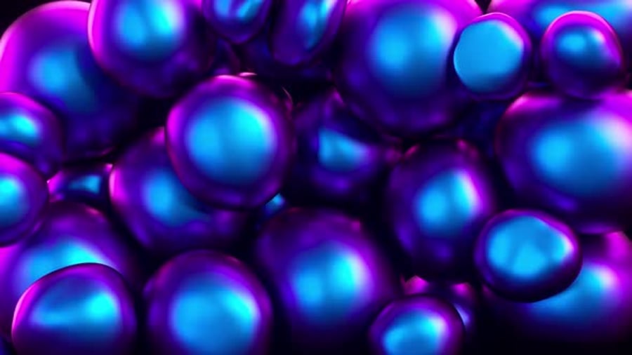 Cover for Abstract Colorful Squishy Balls