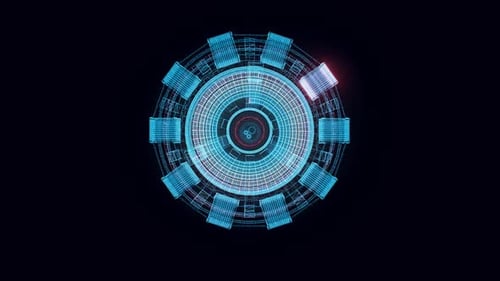 Arc Reactor Hologram Rotating Hd