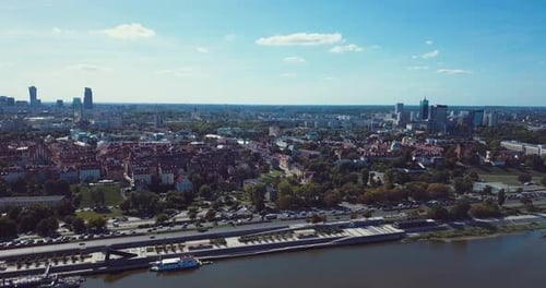 Aerial View Of Warsaw