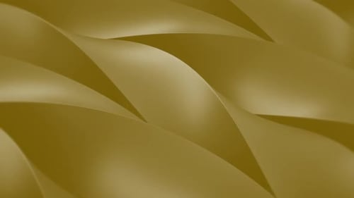 Elegant Golden Fluid Waves Motion Background Loop