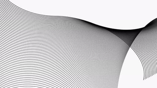 Abstract Flowing Lines Wave Motion Background