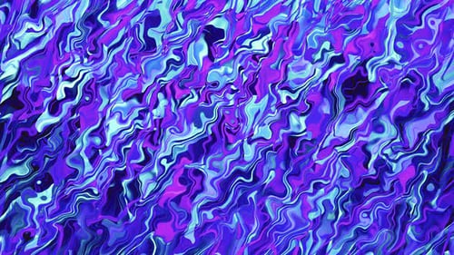 Abstract Wavy Blue and Purple Fluid Background Animation