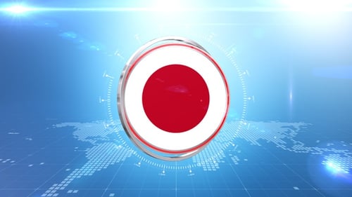 Futuristic Metallic Circle Logo Reveal for Broadcasts